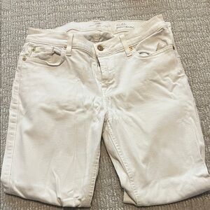 7 For All Mankind White Ankle Gwenevere